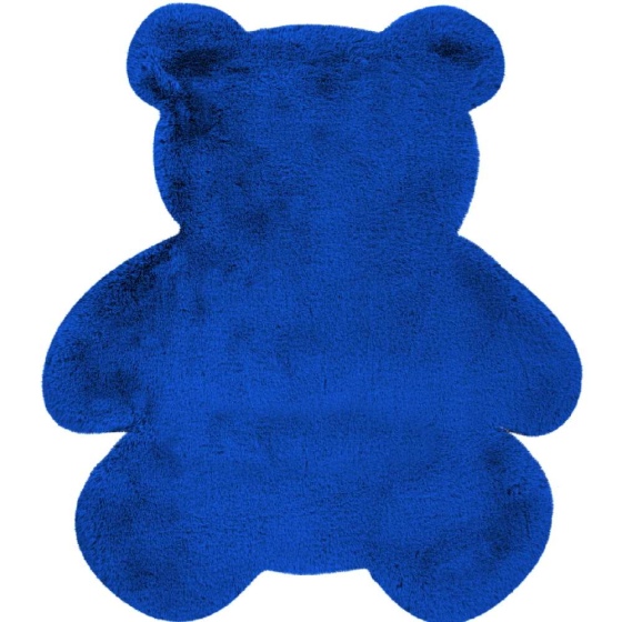 teppichWERK - Teddy | Kinder-Motivteppich Blau