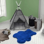 teppichWERK - Teddy | Kinder-Motivteppich Blau