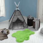 teppichWERK - Teddy | Kinder-Motivteppich Grün