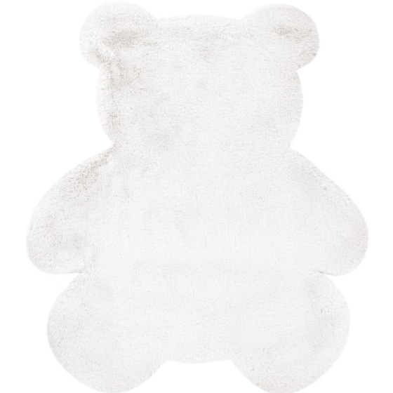 teppichWERK - Teddy | Kinder-Motivteppich Weiß
