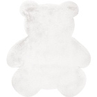teppichWERK - Teddy | Kinder-Motivteppich Weiß