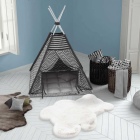 teppichWERK - Teddy | Kinder-Motivteppich Weiß