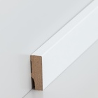 MDF Sockelleiste kubisch | 40mm hoch | weiß