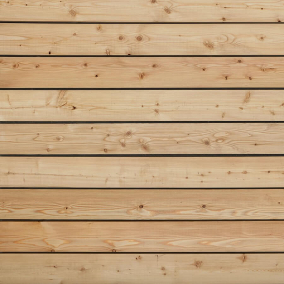 Skando Prime - Europäische Lärche | Massivholz Terrassendiele | 145 x 27mm | A/B | beidseitig glatt