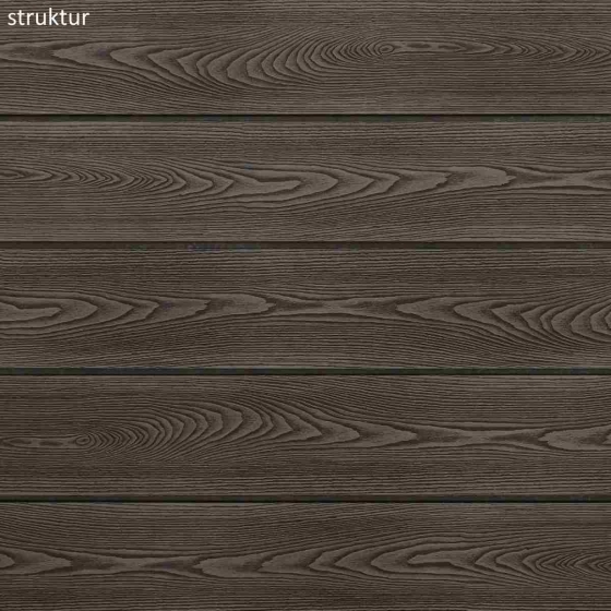 Skando Prime - WPC Massiv-Terrassendiele | Thermoesche | 143 x 22mm | gebürstet / strukturiert