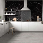 Skando Wall XXL - Slate black Stone hochglanz 6321 | Mineral-Verbund-Wandverkleidung