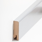 MDF Sockelleiste Modern XL | 58mm hoch | Aluminium gebürstet