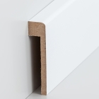 MDF Fliesen Abdeckleiste | 80mm hoch | weiß