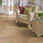 Designflooring Van Gogh - Warm Brushed Oak SM-VGW121T | Fischgrät-Optik | Klebe-Vinylboden