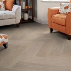 Designflooring Van Gogh - Neutral Brushed Oak SM-VGW126T | Fischgrät-Optik | Klebe-Vinylboden