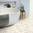 Tarkett Iconik 260 - Marble Bianco Hexagon Gold | Rollenware