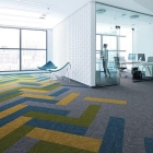 Forbo Flotex Planks - Frameweave Citrine 142004 | Teppichfliese