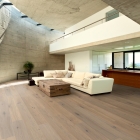 Skando Parkett - Eiche astig 3207 | Landhausdiele | gebürstet, geräuchert & weiß geölt