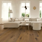 Skando Parkett - Eiche astig Rohoptik 3214 | Landhausdiele | handgehobelt, gebürstet, geräuchert & geölt