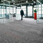 Forbo Flotex Planks - Triad Red Line 131011 | Teppichfliese