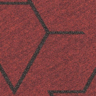 Forbo Flotex Planks - Triad Red 131001 | Teppichfliese
