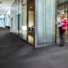 Forbo Flotex Planks - Box-Cross Anthracite 133011 | Teppichfliese