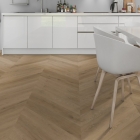 FoxFloors Skala 55 - Eiche Heide 909CH | Chevron | Klebe-Vinylboden