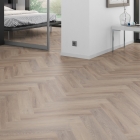 FoxFloors Skala 55 - Eiche Nebra 915HB | Fischgrät-Optik | Klebe-Vinylboden