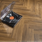 Joka Design 555 - Incredible Dark Oak 5382 | Fischgrät-Optik | Klebe-Vinylboden