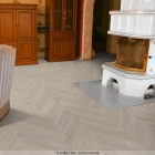 Joka Design 555 - Perfect Grey Oak 5383 | Fischgrät-Optik | Klebe-Vinylboden