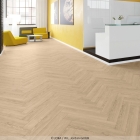 Joka Design 555 - Perfect Beige Oak 5384 | Fischgrät-Optik | Klebe-Vinylboden