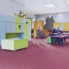 Forbo Tessera Basis Pro - 4210 Cerise | Teppichfliese