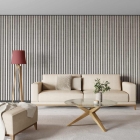 Skando Wall - Eiche weiß 7404 | Akustikpaneel