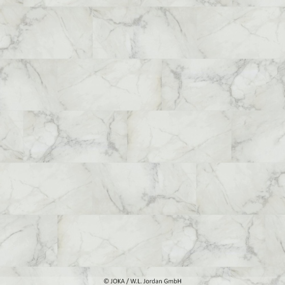 Joka Design 555 Mineral Styles - Carrara White 5604 | Klebe-Vinylboden