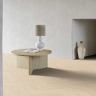 Gerflor Virtuo 55 - Blomma Cream 1463HB | Fischgrät-Optik | Klebe-Vinylboden