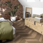 Tarkett Iconik 260 - Chevron Style CARAMEL 27123131 | Lieferform: Rolle | Breite: 4,00m
