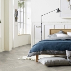 Tarkett Iconik 260 - Skane Herringbone STONE 240016323 | Lieferform: Rolle | Breite: 2,00m