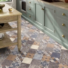 Tarkett Iconik 260 - Zaragoza Tile INDIGO 27123014 | Lieferform: Rolle | Breite: 4,00m