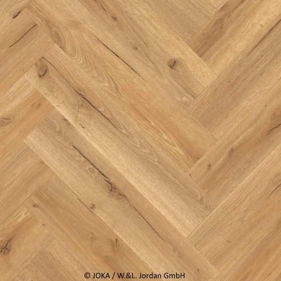Joka Design 555 Wooden Styles - Oak Chalet 6706 | Fischgrät-Optik | Vinylboden