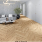 Joka Design 555 Wooden Styles Click - Oak Cream 702H | Fischgrät-Optik | SPC-Klickvinyl