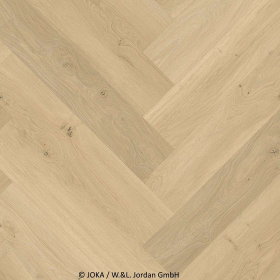 Joka Design 555 Wooden Styles Click - Oak Nordic 703H | Fischgrät-Optik | Rigid-Klickvinyl
