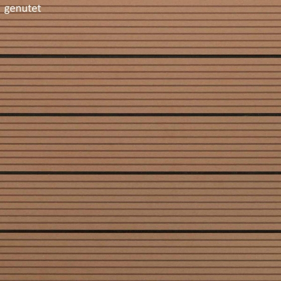 Skando Prime - WPC Massiv-Terrassendiele | hellbraun | 143 x 22 x 4800mm | genutet / gerillt