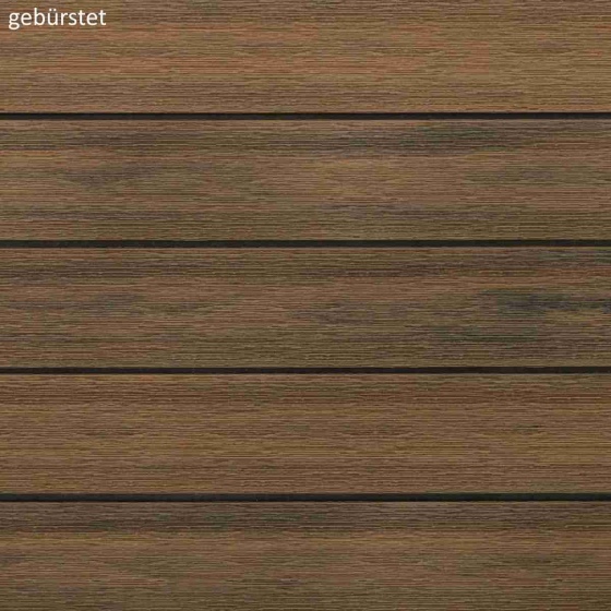 Skando Prime - WPC Massiv-Terrassendiele | Thermoeiche | 143 x 22 x 3000mm | gebürstet / strukturiert