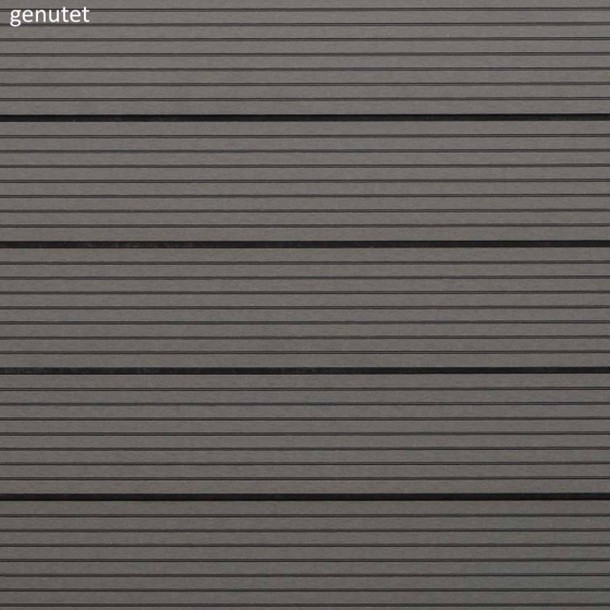 Skando Prime - WPC Massiv-Terrassendiele | hellgrau | 143 x 22 x 3600mm | genutet / gerillt