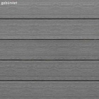 Skando Prime - WPC Massiv-Terrassendiele | hellgrau | 143 x 22 x 4200mm | gebürstet / strukturiert