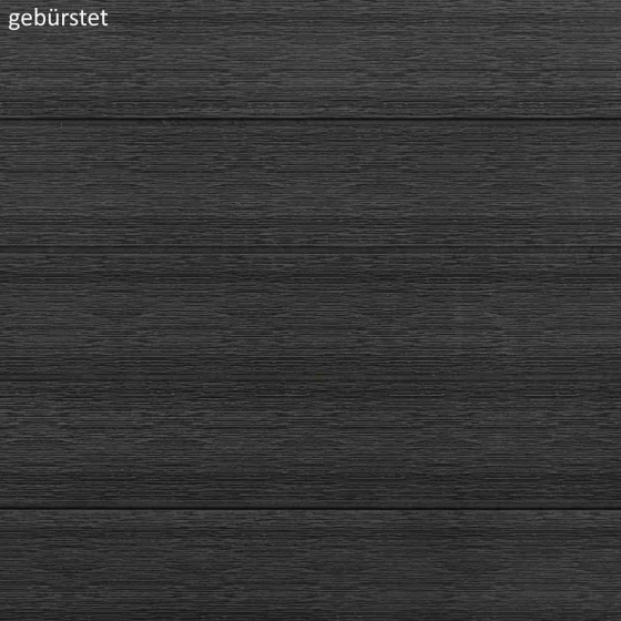 Skando Prime - WPC Massiv-Terrassendiele | dunkelgrau | 143 x 22 x 3600mm | gebürstet / strukturiert