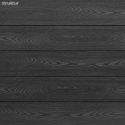 Skando Prime - WPC Massiv-Terrassendiele | dunkelgrau | 143 x 22 x 4800mm | gebürstet / strukturiert