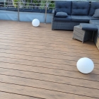 Skando Strong XL - WPC Massiv-Terrassendiele | herbstbraun | 200 x 20 x 3000mm | gebürstet / gerillt