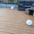 Skando Strong XL - WPC Massiv-Terrassendiele | herbstbraun | 200 x 20 x 5000mm | gebürstet / gerillt