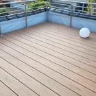 Skando Strong XL - WPC Massiv-Terrassendiele | herbstbraun | 200 x 20 x 5000mm | gebürstet / gerillt