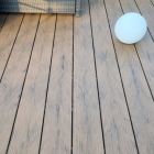 Skando Strong XL - WPC Massiv-Terrassendiele | herbstbraun | 200 x 20 x 5000mm | gebürstet / gerillt