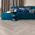 Gerflor Collection 55 - Bostonian Oak Beige 0853HB | Fischgrät-Optik | Klebe-Vinylboden