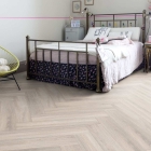 Gerflor Collection 55 - Bostonian Oak Beige 0853HB | Fischgrät-Optik | Klebe-Vinylboden