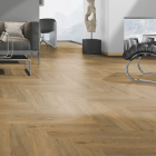 FoxFloors Skala 30 - Eiche Capri 951HB | Fischgrät-Optik | Klebe-Vinylboden