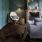 Moduleo LayRed 55 Herringbone - Country Oak 54991 | Fischgrät-Optik | Rigid-Klickvinyl